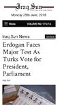 Mobile Screenshot of iraqsun.com